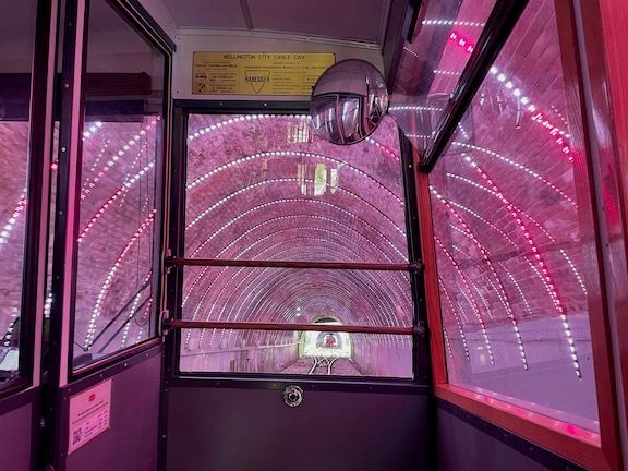 Wellington cable car tunnel