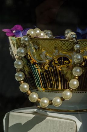 There was a local competition within CC's shops and homes to see who could come up with the Best Window Display for the Jubilee. Some displays were ones that we could understand.