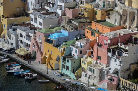 The hike up to the terrace viewpoint is worth it. The rainbow village of Corricella is the island's most distinctive spot, worth crossing a sea for. Words like 'quaint', 'genuine' and 'authentic' come to mind. Don't you just wanna dip yer paintbrush in?