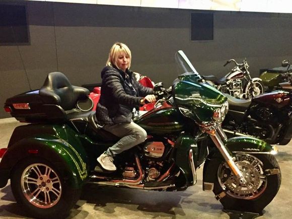 Eser is a natural bike rider, she proclaimed!