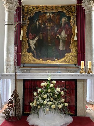 Tintoretto painting in Korcula cathedral