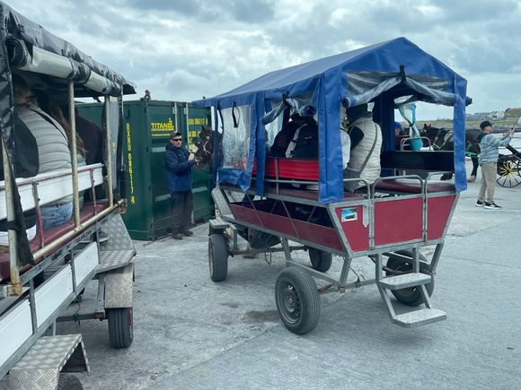 Pony carts available for a fee, if you do not want to trek. Of course stories telling is included 