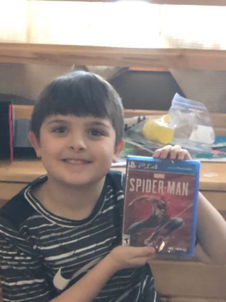 My mr. Camden on his golden 8th birthday.  How old is Alexis?