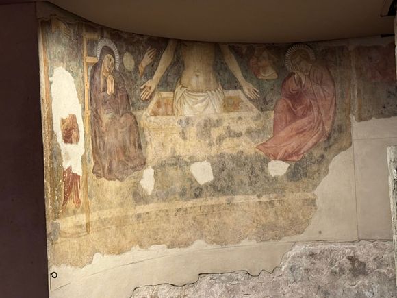 Remains of a frescoe