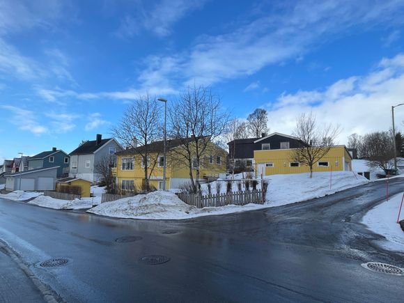 The clouds cleared for a blue sky!