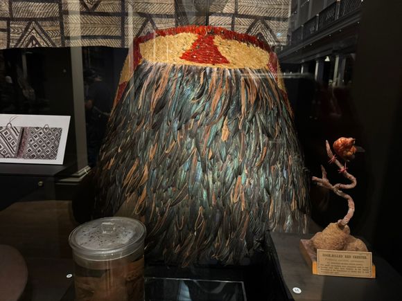 Captain James Cook's feathered cape