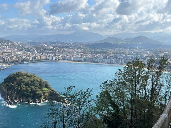 View of San Sebastián.