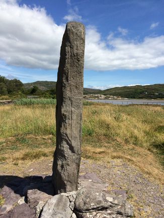Ogham stone near Caherdaniel