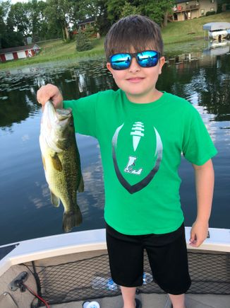 Mr C and a Big Mouth Bass.