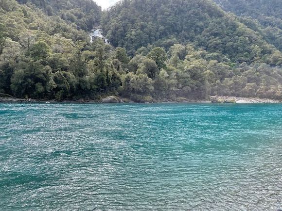 The falls are across the river 