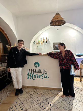 The delightful wait staff, eager to use their excellent English skills; restaurant was not full so we had time to discuss many things,, one of my favorite parts of going to dinner.