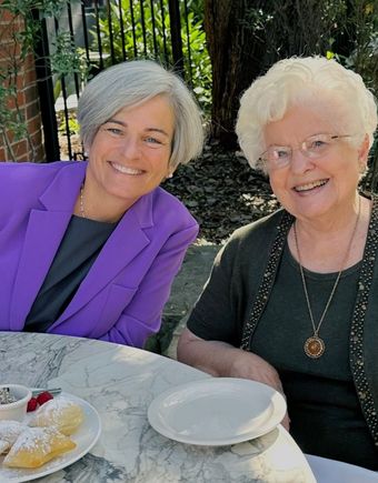 Carolyn and I schmerling in Louisville last October 