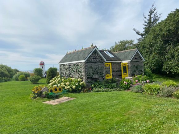 View of the six-gabled house
