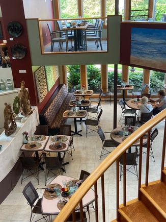 The cafe at the Dunes Gallery