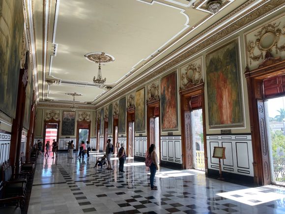 This is the Hall of murals and it is very impressive