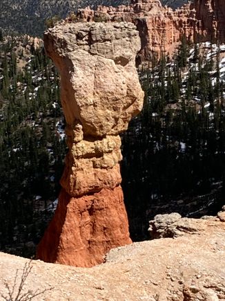 This hoodoo looks like a person