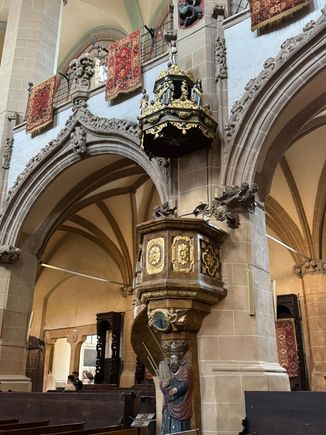 The pulpit in the Black Church