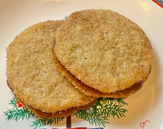 Dulce de leche sandwich cookies