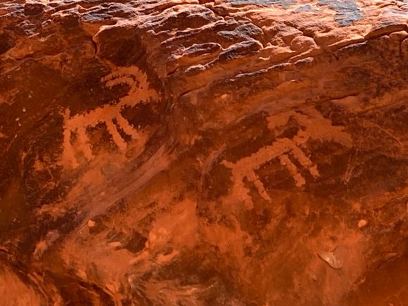 Petroglyphs in Valley of Fire
