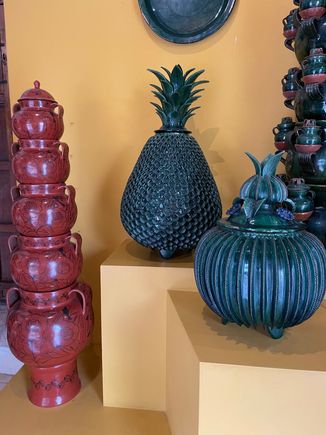 Type of ceramics we saw in Patzcuaro