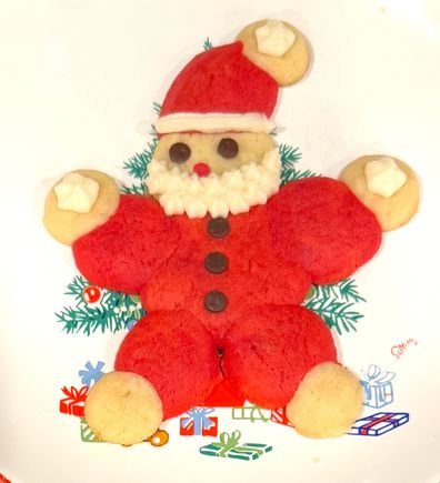 Santa cookies