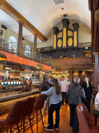 Former St. Mary church used as a restaurant bar, Near Henry Street, Dublin Ireland