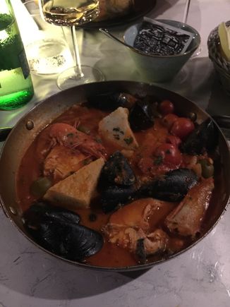 My husband's Royal Seafood Stew from Kopun