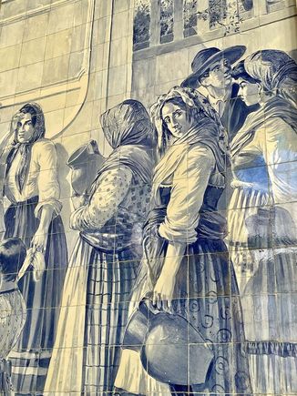 One small section of the art