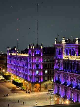 The Zocalo, all dressed up! 