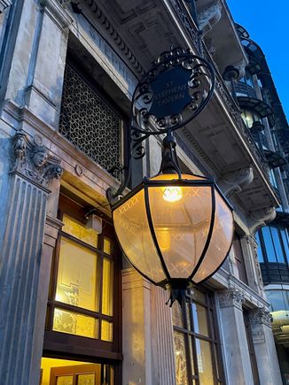 Another shot.  This is where the politicos hang out.  The waiter said generally on Thursday nights.  There is a light in the bar that lights up when a vote is being taken and the politicians scamper across the street and vote the way the lobbyists told them