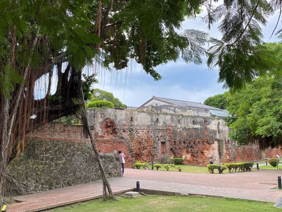 View of the fort walls