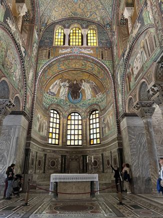 Interior of Basilica San Vitale 