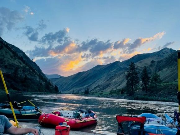 Our only photo from the Salmon. Beautiful float and a decent amount of whitewater. Nathan had fun kayaking and Kate and I rode in a raft with my parents. 
