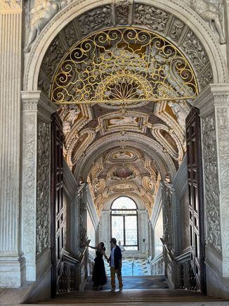 Looking down the Golden Staircase