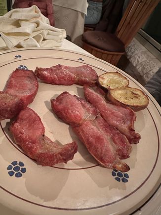 Boneless pork ribs--not what we expected