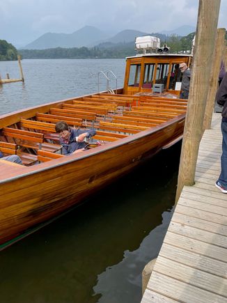 This is the boat we took out on the lake