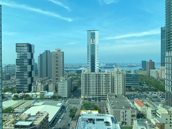 View from my hotel window. That tall tower is the Tai Urban Resort. I chose Silks Club because it was highly recommended and I was happy with it. But Tai Urban resort has good reviews, too, and certainly has the best view of the harbor!