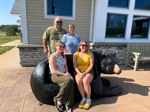 This is us and our two daughters