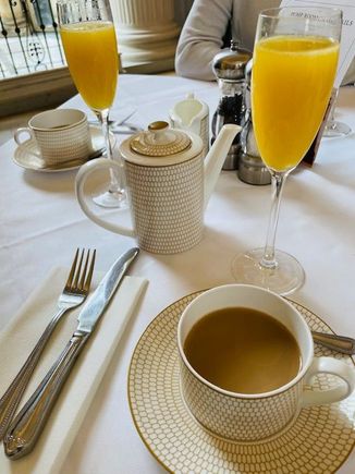 Yea at the Pump Room in Bath.