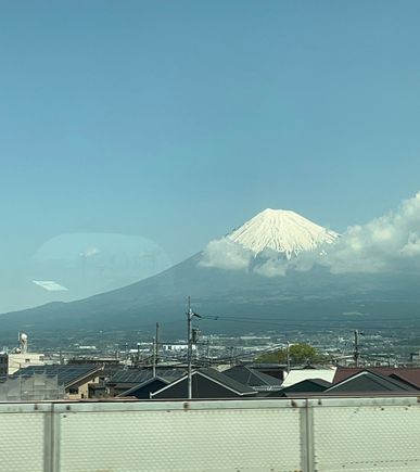 View of My Fuji from Shinkansen