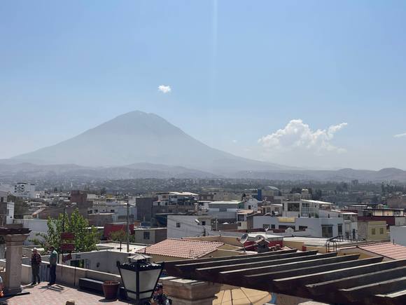 Mount Misti from Mirador de Yanahuara