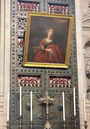 Chapel of Santa Lucia, the patron saint of the city