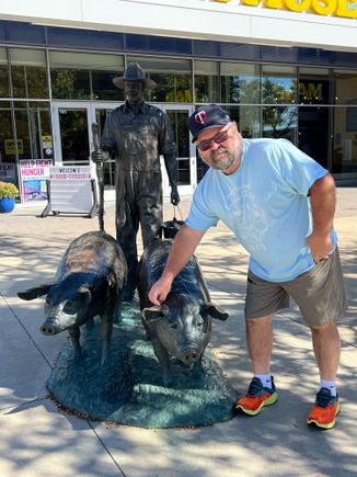 It's been almost 50 years since I scratched a pig behind their ear. Hope it's another 50.