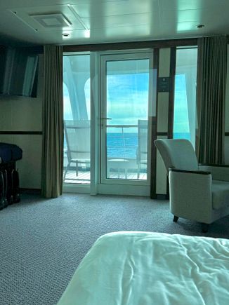 View from the bed
