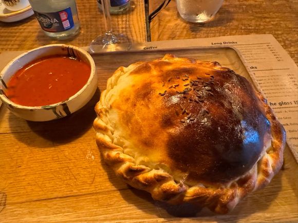 My meat pie at Le Ceaun