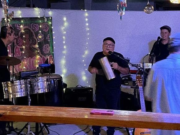 Cuban band, hey I just saw these guys in Zihua last week.  Nice connection