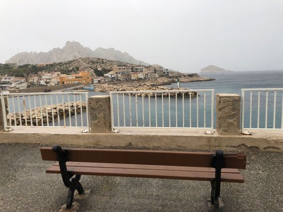 Along the coastal route south of Marseille