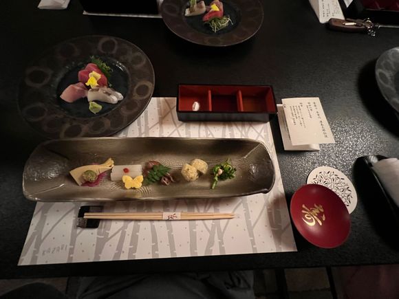 Our beautiful and delicious dinner