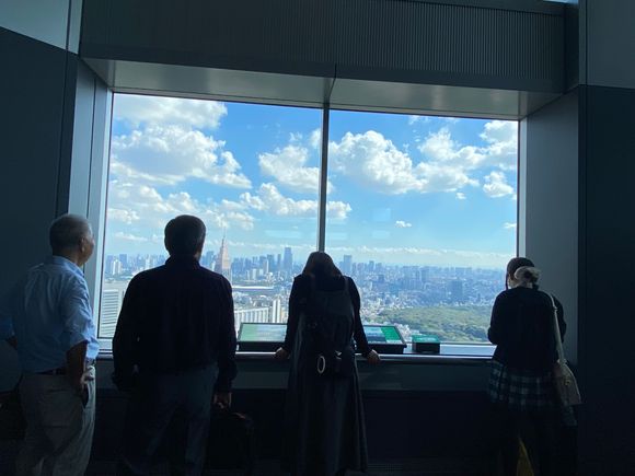 Taking in the view