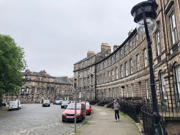 Exploring New Town in Edinburgh - plans were drawn up during the 18th century